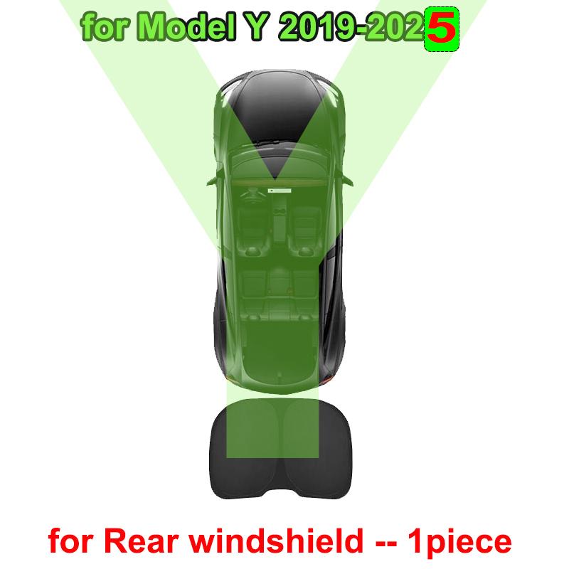 Car Sunshade for Tesla Model 3 Y S X 2024 2025 Sun Shade Privacy Shading Cover l Front Rear Side Window UV Protector Highland M3H