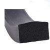 5meter  EPDM Foamed Rubber Square Type Sealing Strip Sound Proofing Dustproof Black Foamed Rectangle Seal Strip