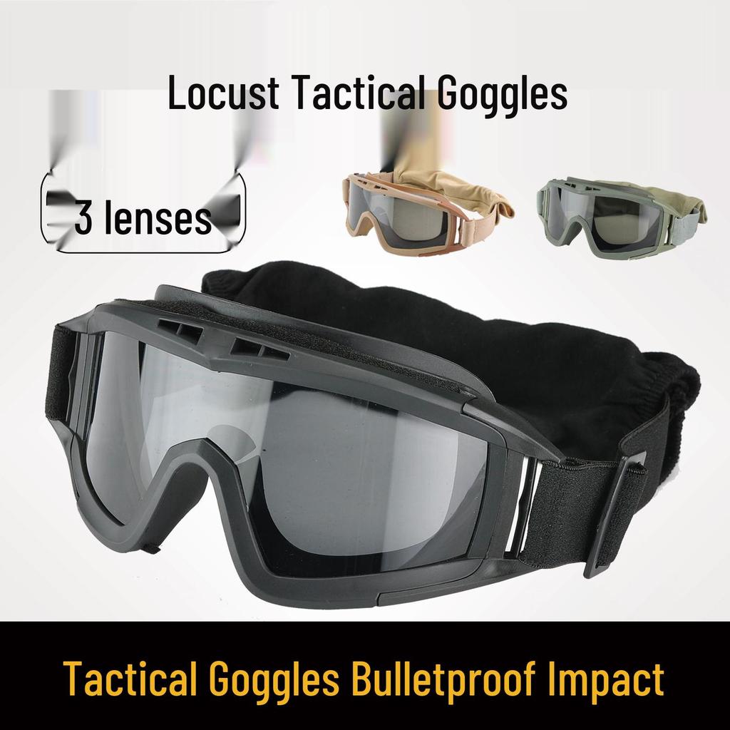 Taktische Desert-Schutzbrille für Spezialeinheiten - Winddicht, Antibeschlag, Schlagfest für Outdoor- und Reitabenteuer