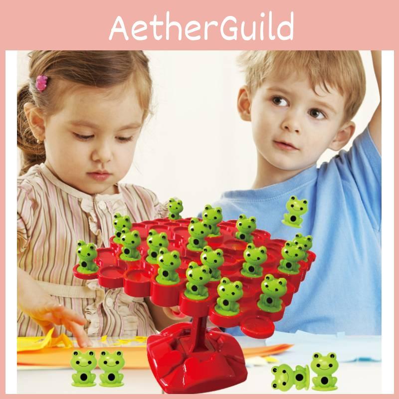 Interactive Frog Balance Tree Desktop Toy For Kids Enhances Motor Skills And Intelligence