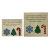45659 Sets Christmas Hide Seek Set Snowflake Xmas Tree Crutch Shape