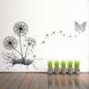 3D Dandelion Butterfly Wall Stickers Living Room Bedroom Children Room Decoration Wallpaper