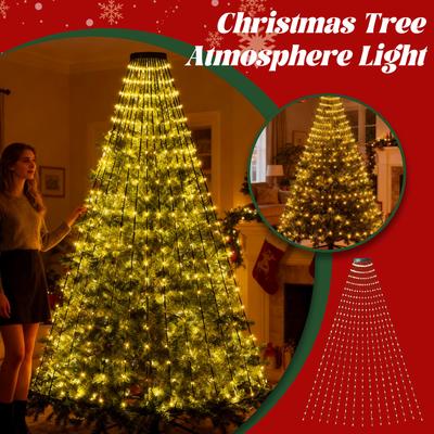 2m Christmas Tree Decoration Light String Holiday Garden Layout Light Party Scene Camping Atmosphere Light