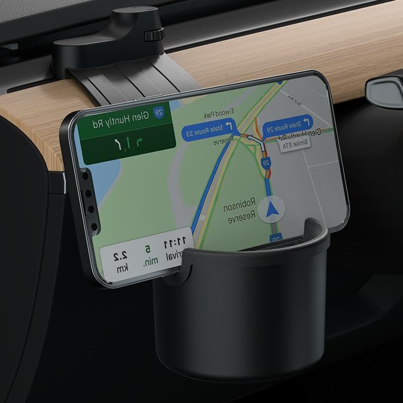 For Tesla Model Y Juniper 19-26 Model 3 Highland 19-26 Instrument Panel Water Cup Holder Car Dashboard Tidying Phone Holder
