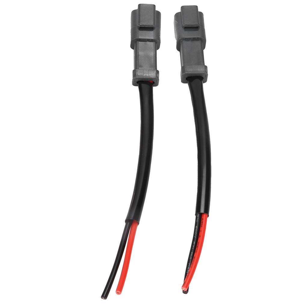 Pair DT Male Socket Harness Retrofit Connectors Wiring Universal for Headlight Fog Lamp 12V‑24V