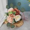 Sophisticated Rose Bouquet with Silky Florals Handheld Bridal Silk Hand Flower Elegant Wedding Ceremony Decoration