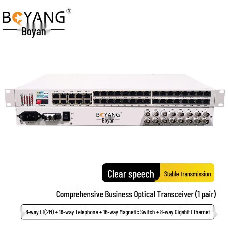 

BOYANG Integrated Multi-Service Optical Fiber Transceiver