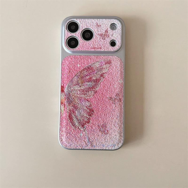 

iPhone 15/14 ProMax Anti-Drop Glitter Butterfly Case iPhone 14 Pro Max