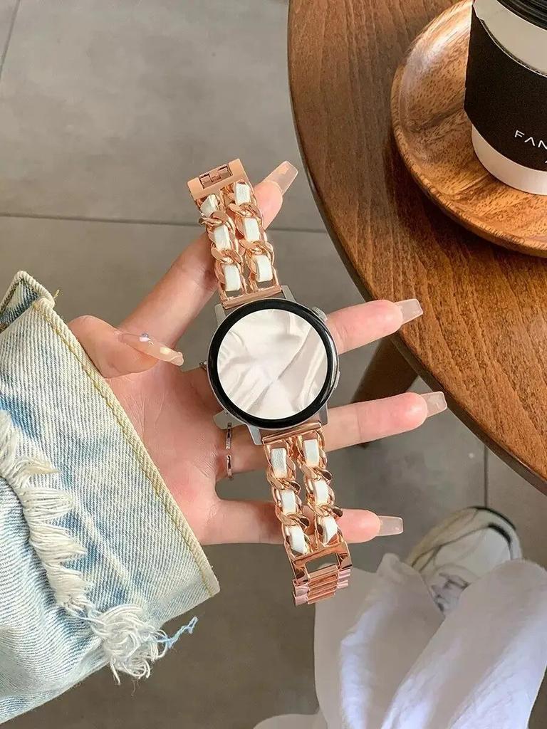 Women Strap For COLMI M40 M41 M42 V31 V23 V68 p60 P28 P18 P16 P12 P71 C81 C80 C63 C61 C60 i20 i30 Metal diamond watchband chain