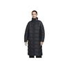 Sportswear Essential Solid Logo Stand Collar Long Sleeve Cotton Jacket Women Jacket Black FB7670-010