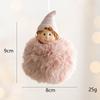 Christmas Plush Angel Girl Pendant Christmas Angel Decoration Desktop Ornament White Pink Angel Pendant New Year 2025