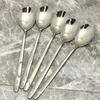 Korean Style 304 Stainless Steel Dining Set: Dinner Fork, Spoon, Soup Spoon