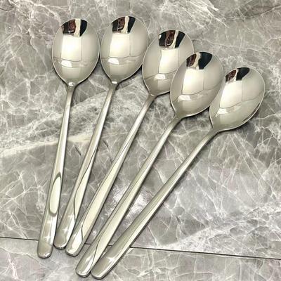 Juego de Comedor de Acero Inoxidable 304 Estilo Coreano: Tenedor de cena, Cuchara, Cuchara sopera