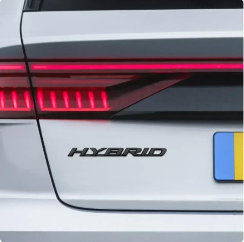 AHN4 Emblema Metalică 3D HIBRIDă Portbagaj Spate Aripă Ușă Insignă Autocolant Auto pentru Lexus RX350 NX200 ES300 IS300 LX470 LX570