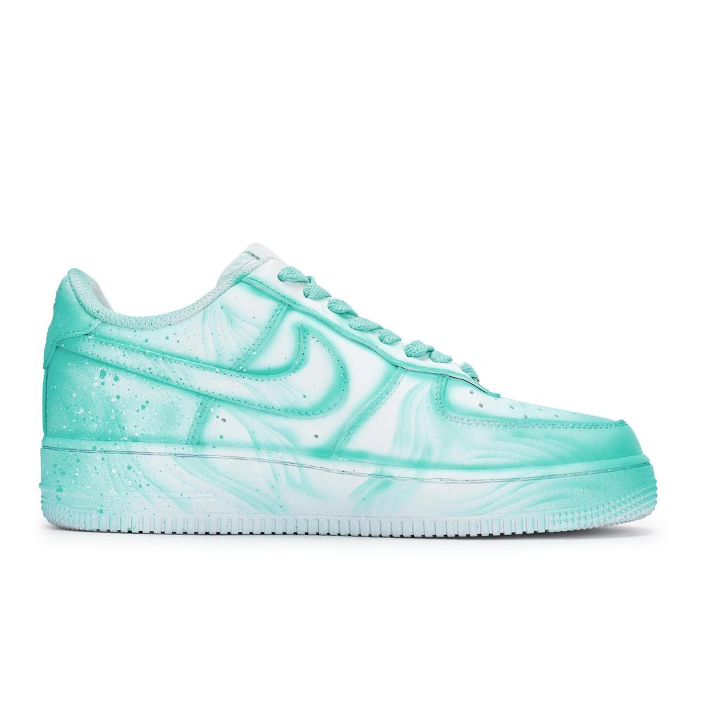 Nike Air Force 1 Skateboard Shoes Unisex Low Top White/Green CW2288-111(Team80-S-BOX)