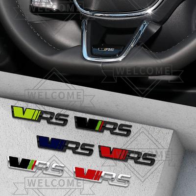 3D Car Stickers For Skoda Superb Kodiaq Karoq Yeti Fabia Octavia Emblem Auto Steering Wheel Badge Interior Decal Accessories