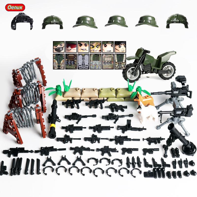 Neue Mini-Camouflage-Soldaten Militärische Kleine Bausteine Mini Moderne Armee-Soldatenfiguren MOC Baustein Spielzeug Für Kinder