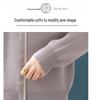 Mom's Winter Plus Velvet Layered Half-High Collar Sweater for Middle-Aged and Elderly Women - Warm Knitwear Base Layer