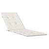 Lounge Chair Cushion Melange Cream (75+105) X 50 X 4 Cm Fabric