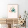 Abstract Watercolor Lotus Flower Posters Prints Colorful Floral Botanical Canvas Painting for Living Room Decor Wall Art Picture