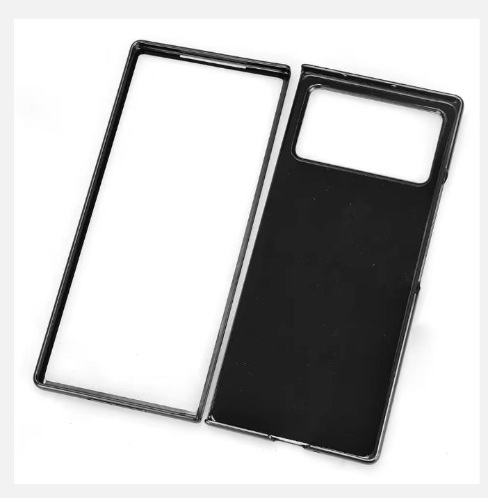 Чехол-книжка с полной защитой, Роскошная PU-накладка для Xiaomi Mix Fold 3, Встроенный кардхолдер, Жесткая задняя крышка из поликарбоната