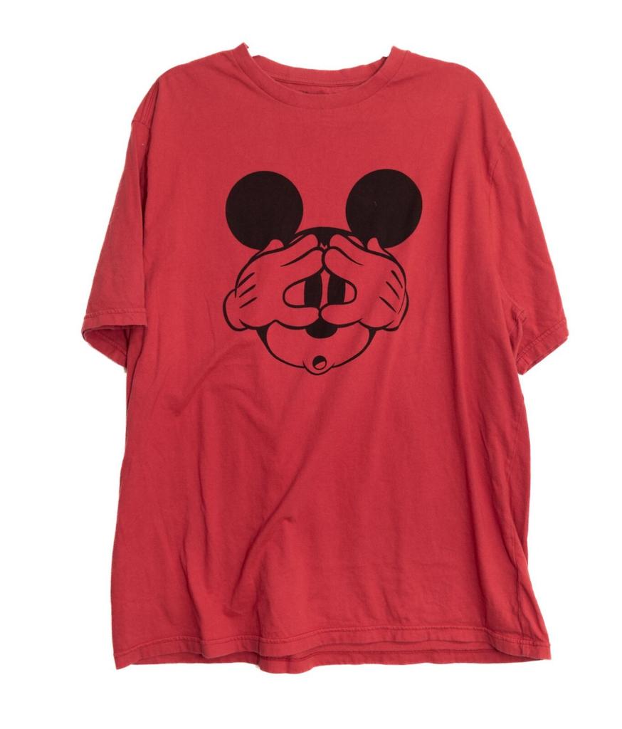 Disney x AE Mickey Mouse Red Graphic Tee Size XXL