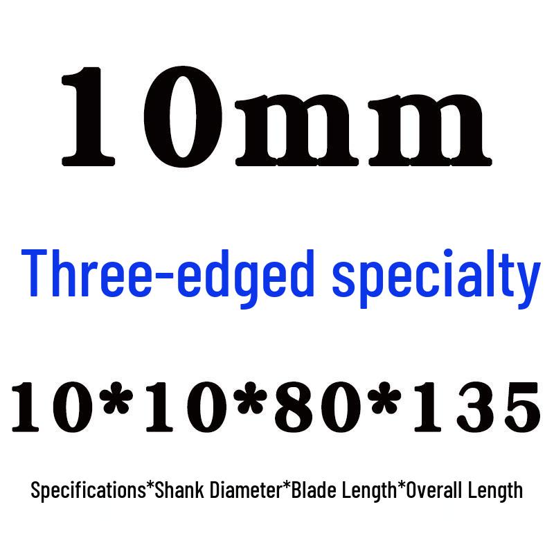 Southwest 3-Flute End Mill with Three Straight Shanks - Sizes: 3 To 20mm