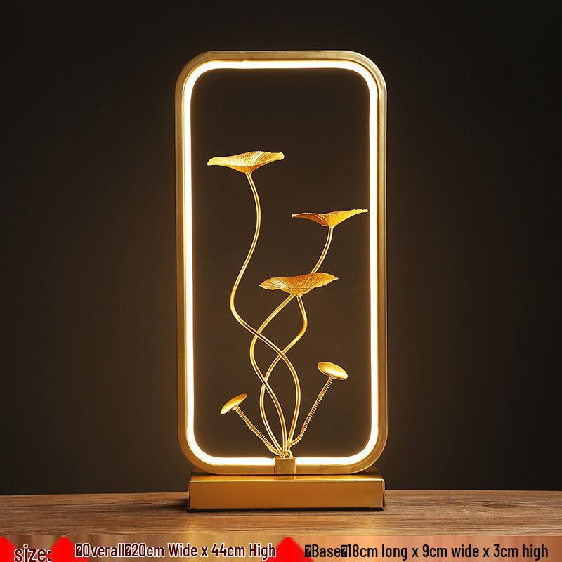 Lotus Leaf Iron Art Lamp -