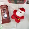 Christmas Festival Small Plush Doll Keychain with Hand Towel Headgear