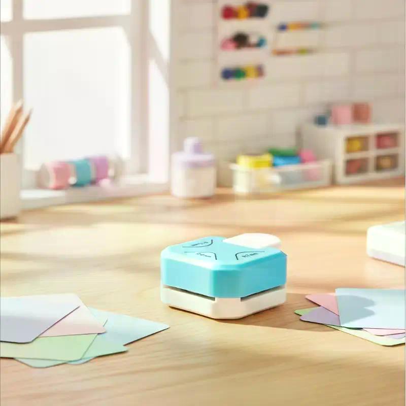 3 In 1 Corner Rounder Cutter For Scrapbook Cards Crafts Metal Plastic Design Paper Edge Maker