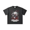 260 GSM Double Yarn 32 Count 100% Cotton Gachiakuta V1 Rudo Print Unisex Heavy Cotton T Shirt