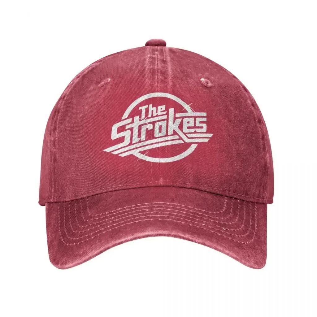 Strokes Rock Music Unisex Cappellino da Baseball da Donna Cotone Usurato Cappelli Cappellino Vintage Attività all'Aperto Vestibilità Regolabile Cappellino da Sole
