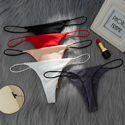 Dikişsiz Tanga Sıcak Baştan Çıkarma Bikini T-sırt Düşük Bel G String Seksi Külot M-XL