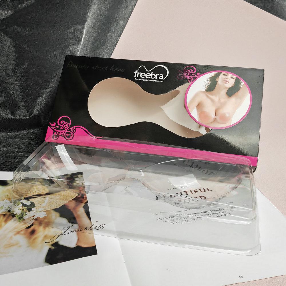 Silicone Invisible Bra with 4x Push-Up and Nipple Cover