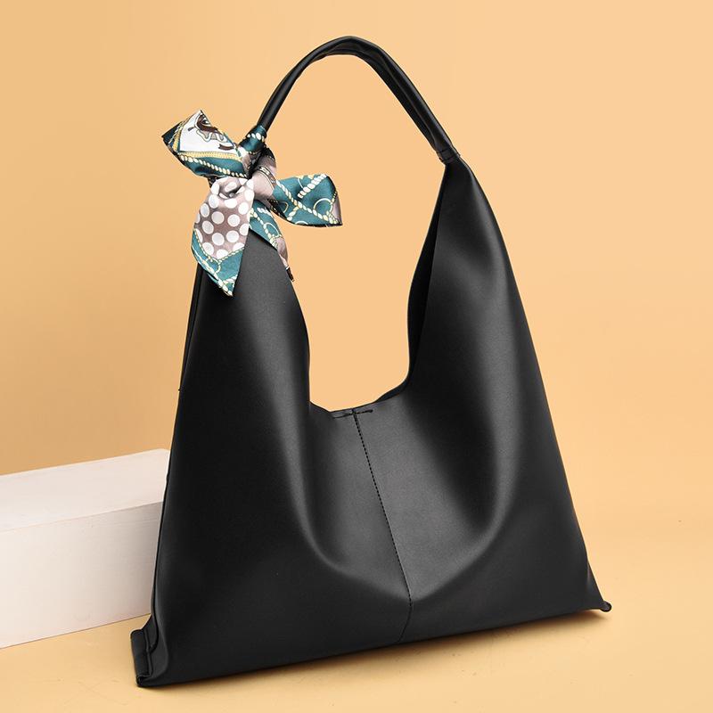 Freizeittasche Damen Großvolumige High-End Schultertasche Damen Pendler Weiches Leder Tragetasche