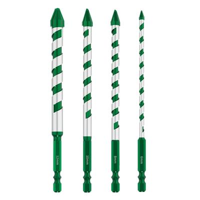 High Hardness Eccentric Drill Precision Drilling 6/8/10/12mm Glass Tile Ceramic Punching Rock Slab Triangles Drill Bit