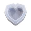 1Pcs 3D Love Heart Design Silicone Cake Mold Diamond Soap Moulds DIY Car Pendant Gypsum Plaster Heart Mold Handmade Candle Molds