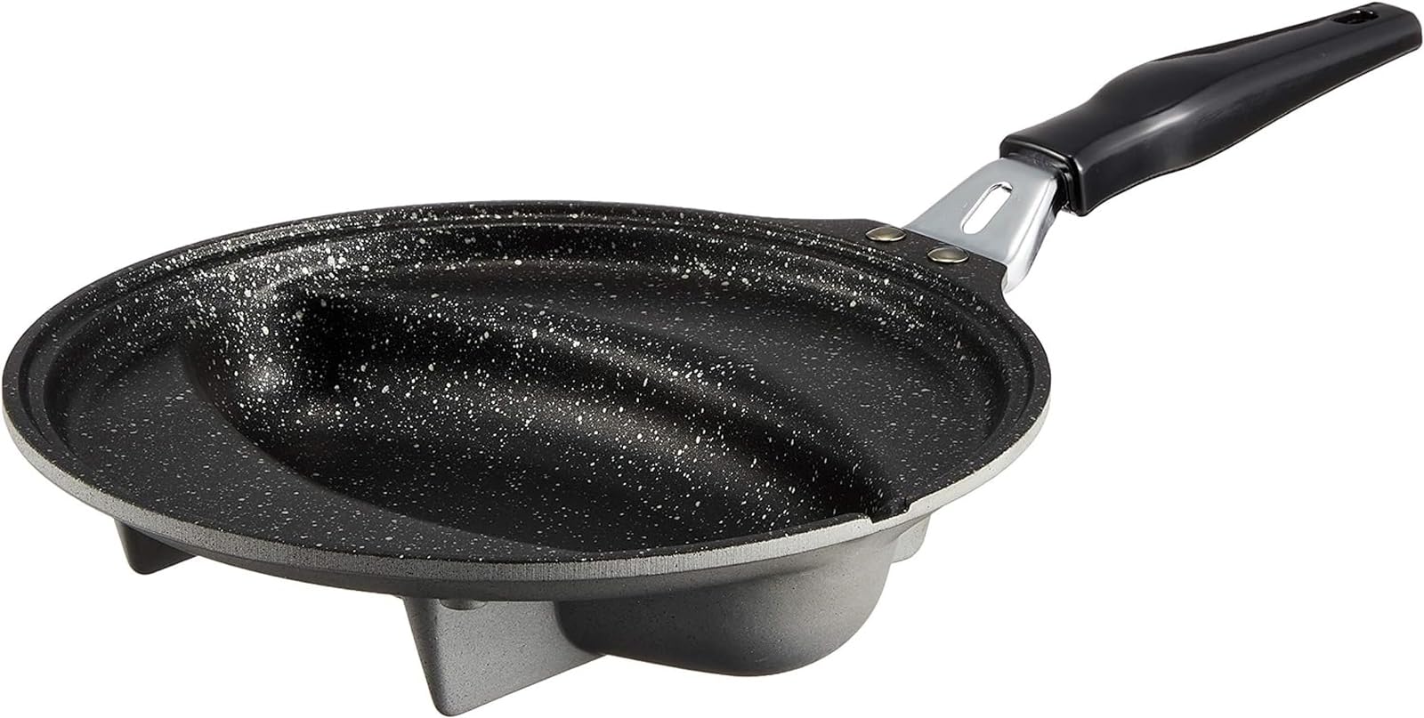 

Sugiyama Metal Marble Western Food Workshop Omelet Frying Pan KS-2742 чёрный