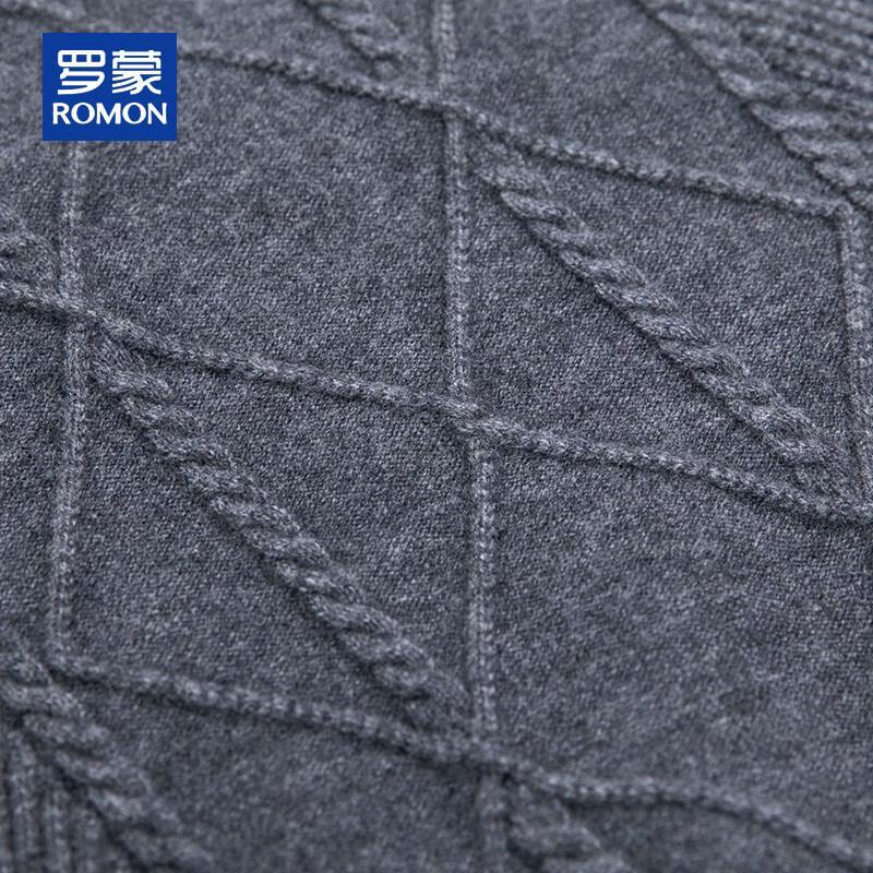 ROMON Men's V-Neck Knitted Sweater Vest