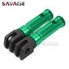 Reposapiés Delantero Estriberas Pedal Para KAWASAKI Z900 Z750 Z650 Z300 Z250 Z125 VERSYS 650 1000 X300 NINJA 250 300 ZX14R Reposapiés del Conductor