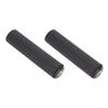 A Pair Silica Gel Shock Absorption Anti Skid Bike Handlebar Cover Bicycle Accessory(Black )