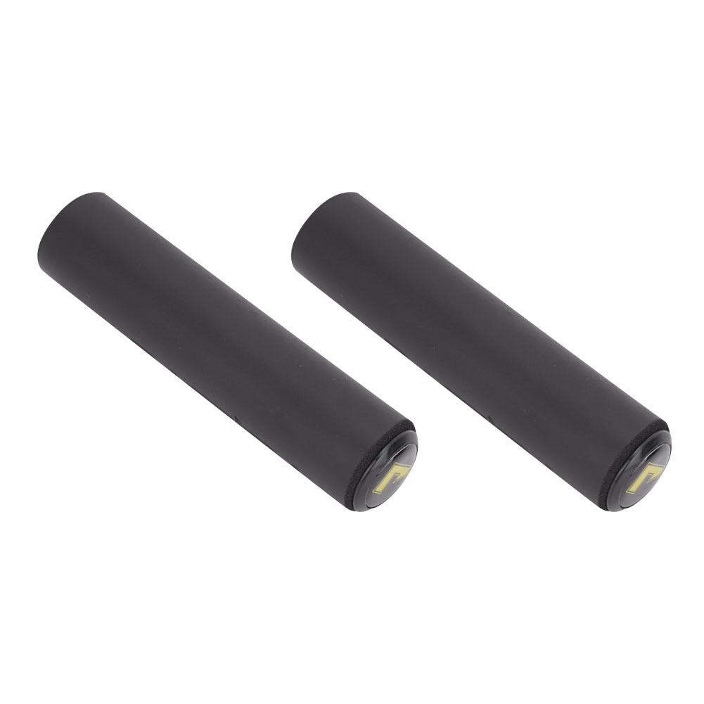 A Pair Silica Gel Shock Absorption Anti Skid Bike Handlebar Cover Bicycle Accessory(Black )