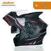 Jiekai DOT Standard Flip-up Double Visor Men's All-Season Motorcycle Helmet