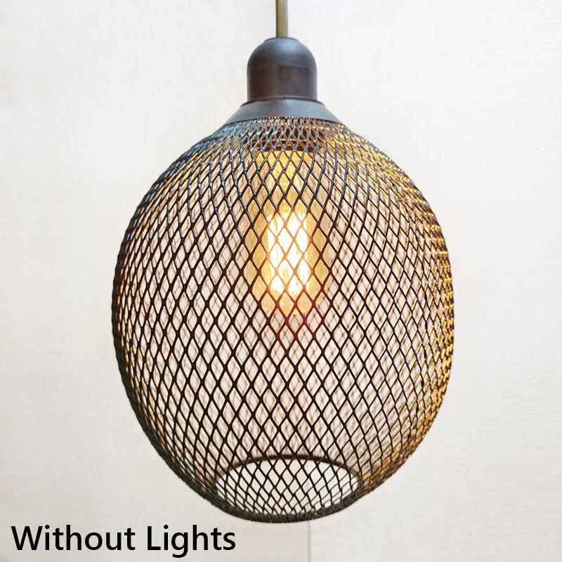 Moderne Pendelleuchtenabdeckungen Geometrische Eisen-Pendelleuchte Lampenschirm Küche Loft Café Geschäft Restaurant Hängeleuchte