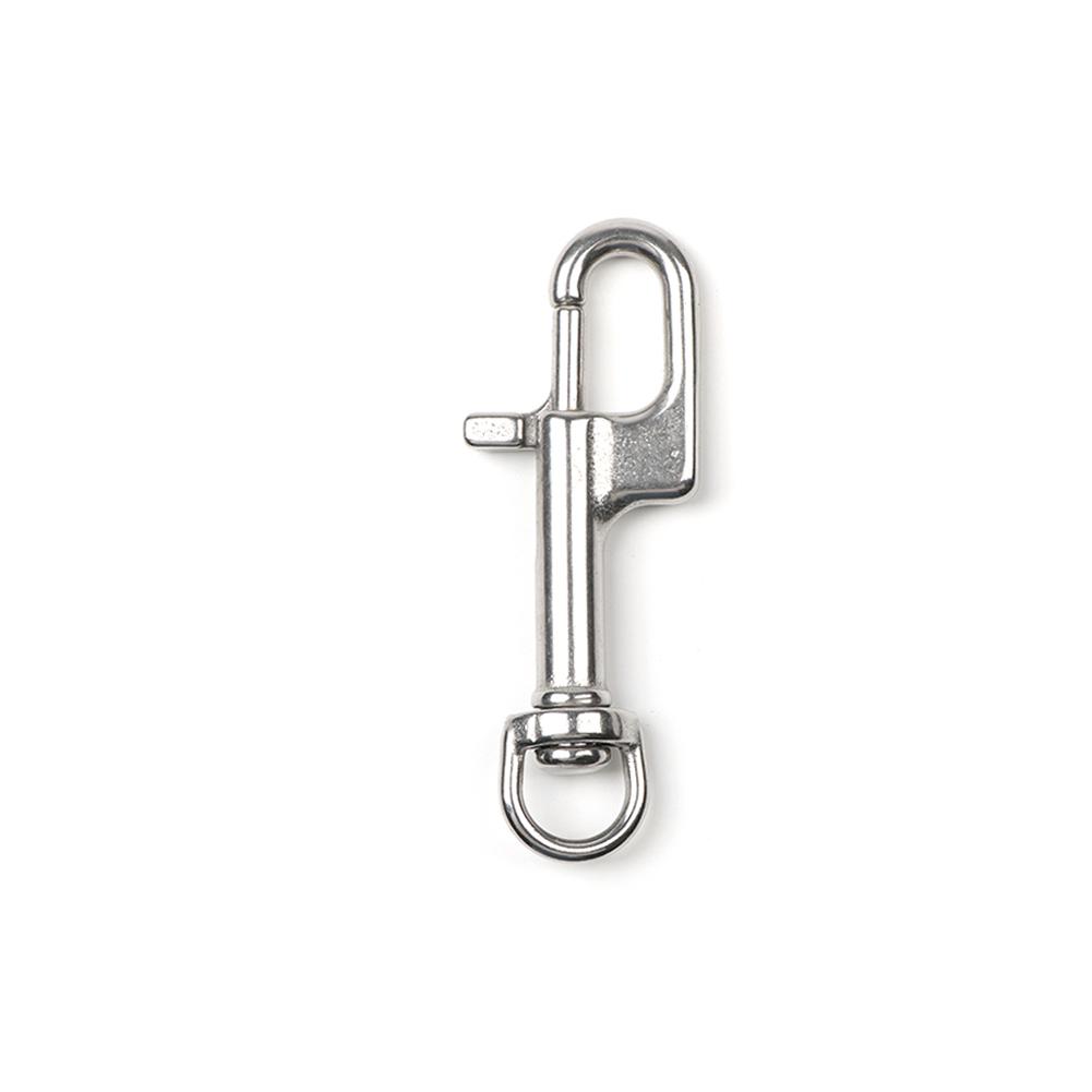 

Dual Head Diving Swivel Bolt Snap Hook Clip Double Head Diving Hook 316 Stainless Steel Oval Swivel Spring Snap Hook For