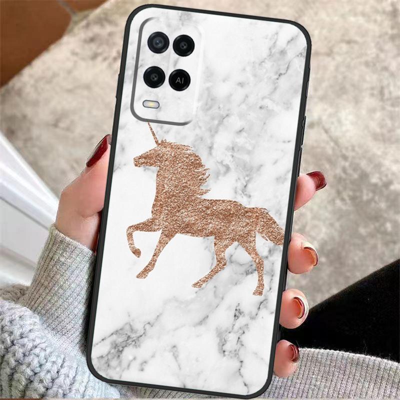 

Horse Pony Pattern Case For Oppo A5 Pro A38 A58 A78 A98 A54 A74 A94 A18 A57 A17 A77 A80 A60 A40 A96 A76 A16 A15 OPPO A58 4G