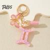 The Zodiac Charm Keychain Pendant, with Butterfly Metal Keyring Tassel, for Handbag Backpack Bag Pendant For Bags