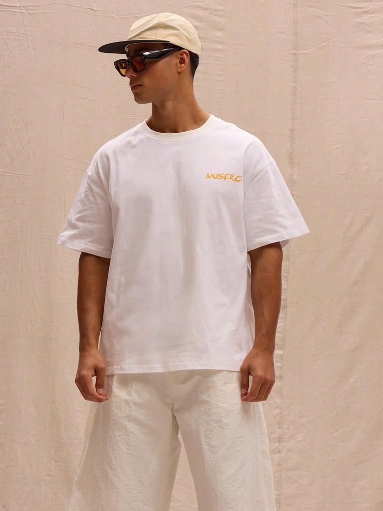 Musero Oversized Letter Print TShirt Spring Summer Vacation Easter Y2k Streetstyle