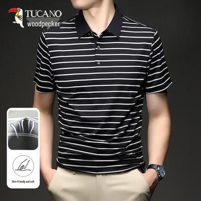 Men's Ice Silk Short Sleeve Polo Shirt