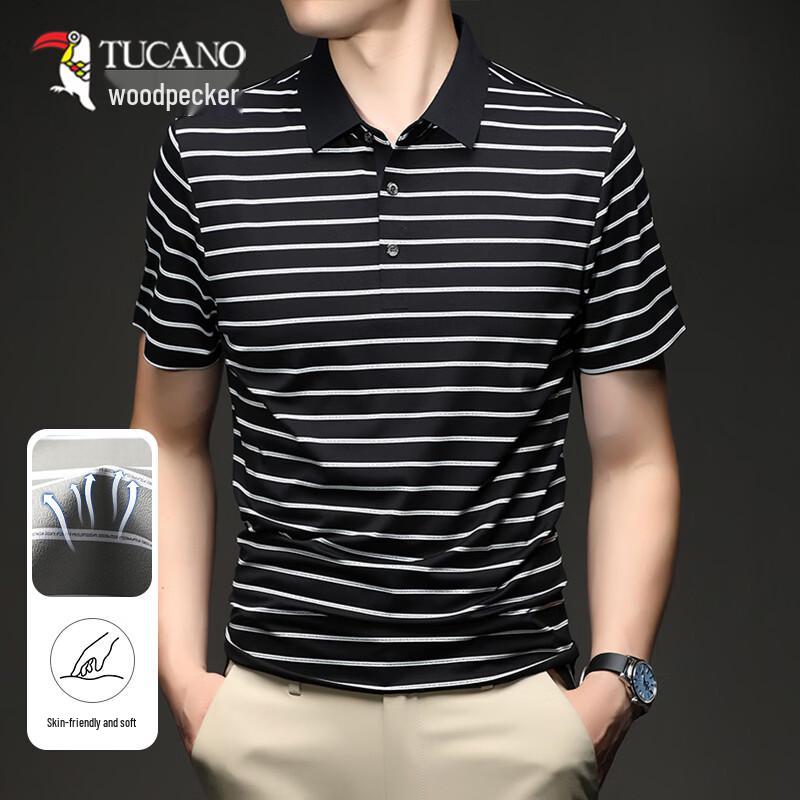 TUCANO Men s Ice Silk Short Sleeve Polo Shirt 56